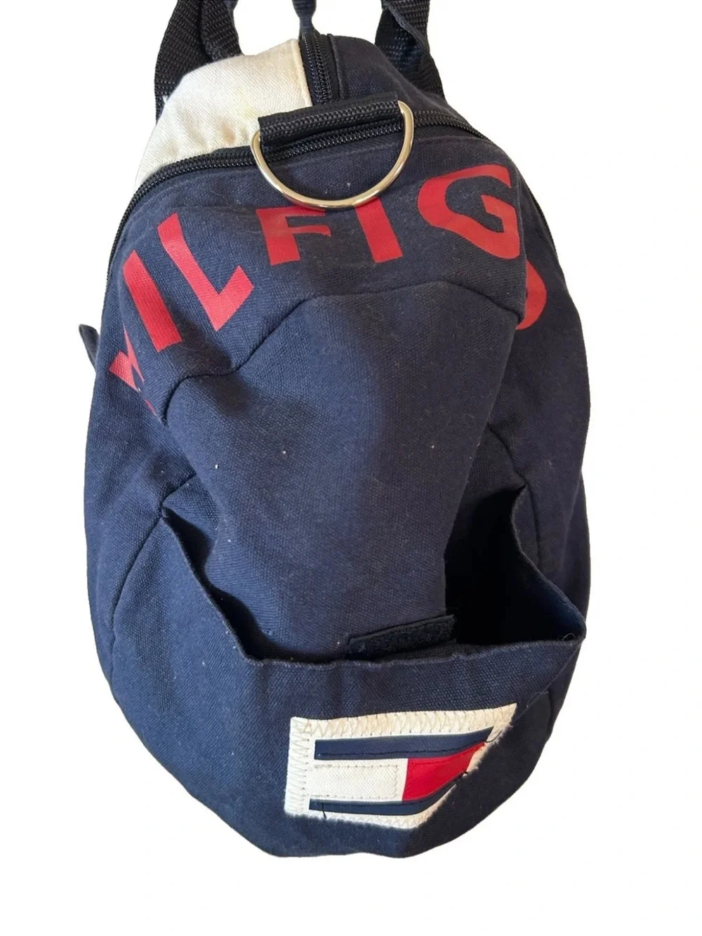 Tommy Hilfiger Bag 90s 00s Y2k Gym Work-out Sports Travel Carry-all Duffle